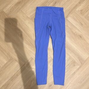 Athelta girls purple leggings with side pockets size XL / 14